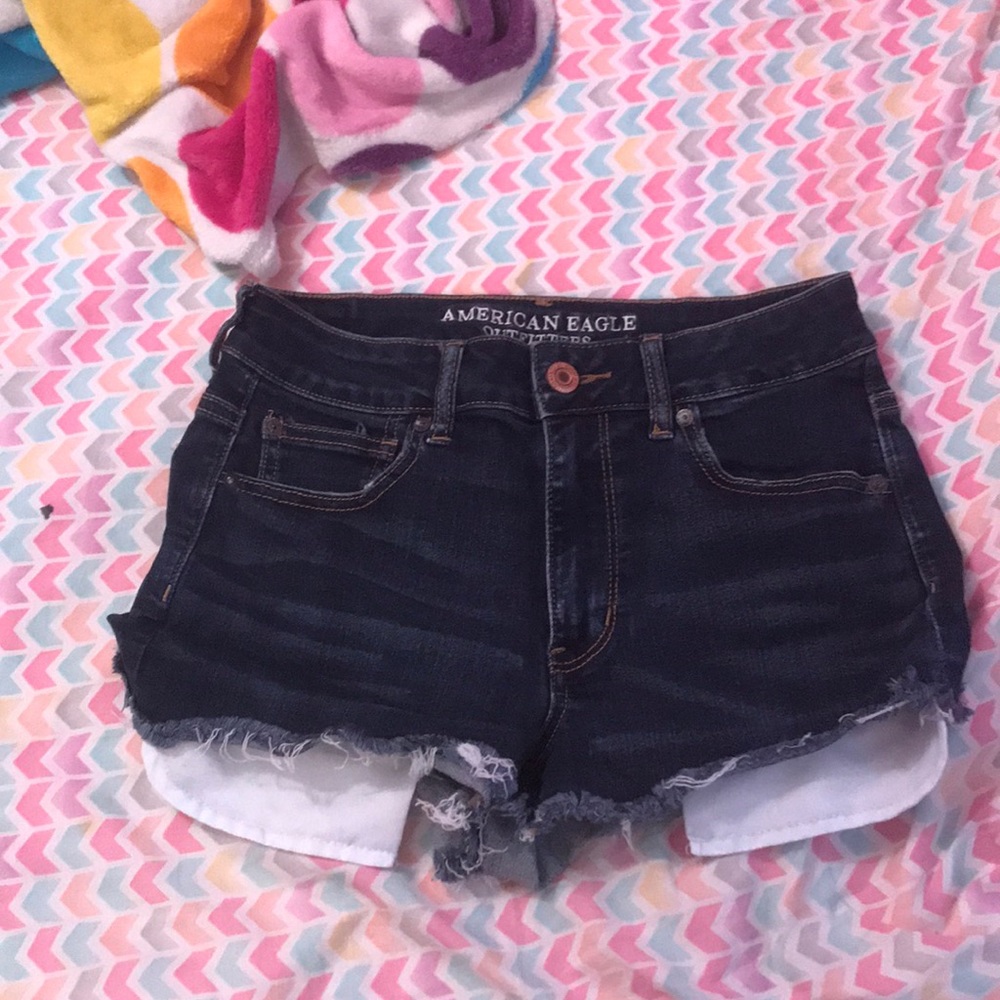 American Eagle super stretch jean shorts